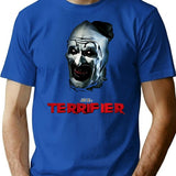 Terrifier Movie T-Shirt for Men & Women, T-Shirts Graphic Tee - Blue