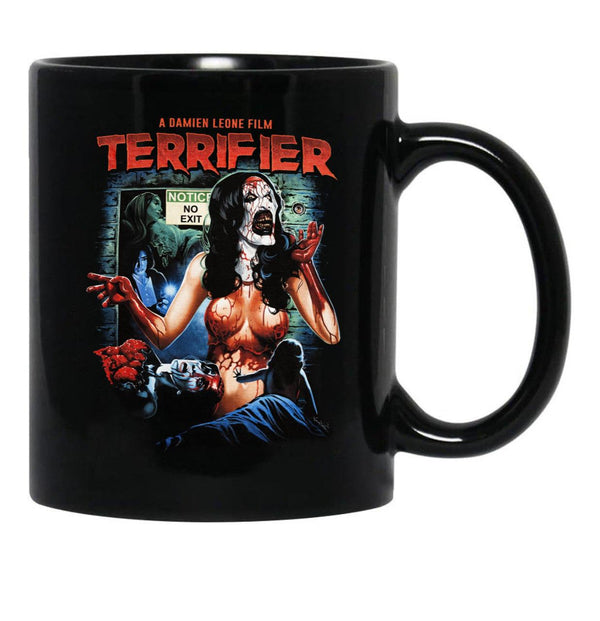 Terrifier No Exit Black Coffee Mug, Gift Coffee Mug - Black