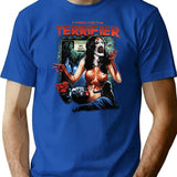 Terrifier No Exit Premium Heavyweight Cotton T-Shirt - Blue
