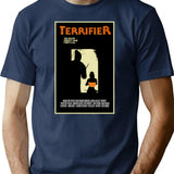 Terrifier - Old School T-Shirt for Men & Women, T-Shirts Graphic Tee - Navy
