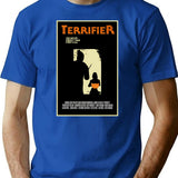 Terrifier - Old School T-Shirt for Men & Women, T-Shirts Graphic Tee - Blue