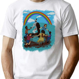Terrifier Playground T-Shirt for Men & Women, T-Shirts Graphic Tee - White