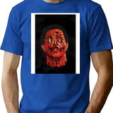 Terrifier Pumpkin T-Shirt for Men & Women, T-Shirts Graphic Tee - Blue