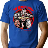 Terrifier Smile Officially T-Shirt for Men & Women, T-Shirts Graphic Tee - Blue