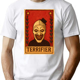 Terrifier Tarot T-Shirt for Men & Women, T-Shirts Graphic Tee - White