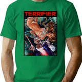 Terrifier The Clown Horror Movie T-Shirt for Men & Women, T-Shirts Graphic Tee - Green