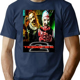Terrifier Two T-Shirt for Men & Women, T-Shirts Graphic Tee - Navy