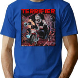 Terrifier (10) T-Shirt for Men & Women, T-Shirts Graphic Tee - Blue