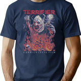 Terrifier (11) T-Shirt for Men & Women, T-Shirts Graphic Tee - Navy