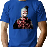 Terrifier (15) T-Shirt for Men & Women, T-Shirts Graphic Tee - Blue