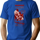 Terrifier (16) T-Shirt for Men & Women, T-Shirts Graphic Tee - Blue