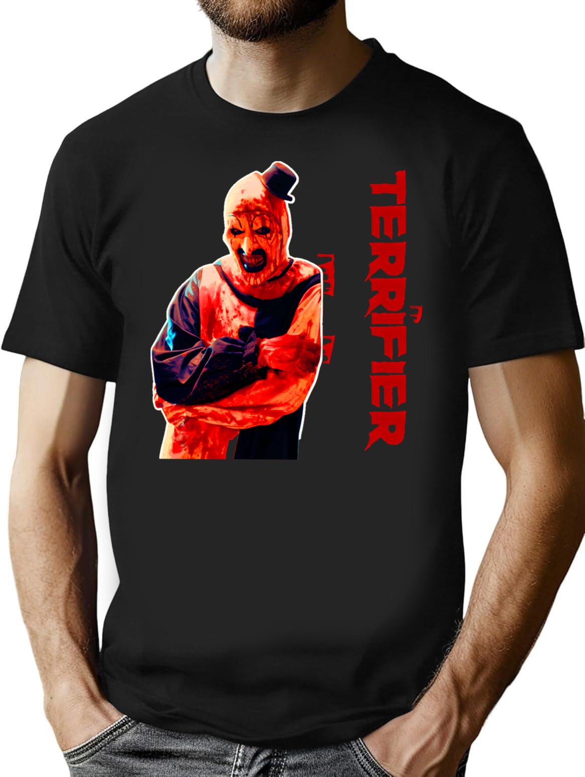 Terrifier (17) T-Shirt for Men & Women, T-Shirts Graphic Tee - Black