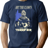 Terrifier (21) T-Shirt for Men & Women, T-Shirts Graphic Tee - Navy