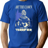 Terrifier (21) T-Shirt for Men & Women, T-Shirts Graphic Tee - Blue