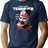 Terrifier (22) T-Shirt for Men & Women, T-Shirts Graphic Tee - Navy