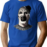 Terrifier (26) T-Shirt for Men & Women, T-Shirts Graphic Tee - Blue