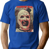 Terrifier (32) T-Shirt for Men & Women, T-Shirts Graphic Tee - Blue