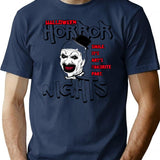 Terrifier (38) T-Shirt for Men & Women, T-Shirts Graphic Tee - Navy