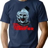 Terrifier (42) T-Shirt for Men & Women, T-Shirts Graphic Tee - Navy