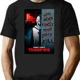 Terrifier (45) T-Shirt for Men & Women, T-Shirts Graphic Tee - Black