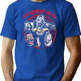 Terrifier (47) T-Shirt for Men & Women, T-Shirts Graphic Tee - Blue