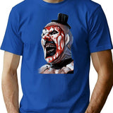 Terrifier (56) T-Shirt for Men & Women, T-Shirts Graphic Tee - Blue