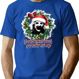 Terrifier (57) T-Shirt for Men & Women, T-Shirts Graphic Tee - Blue