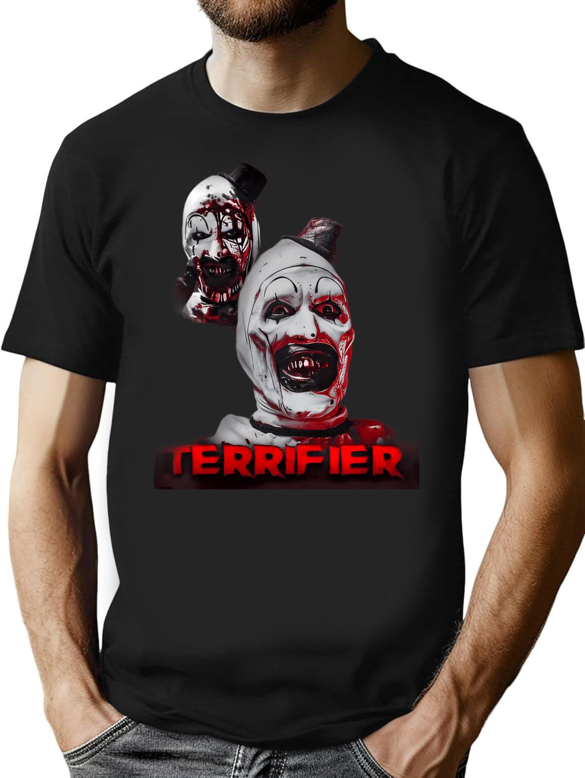 Terrifier (63) T-Shirt for Men & Women, T-Shirts Graphic Tee - Black