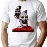 Terrifier (63) T-Shirt for Men & Women, T-Shirts Graphic Tee - White