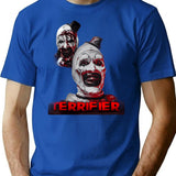 Terrifier (63) T-Shirt for Men & Women, T-Shirts Graphic Tee - Blue