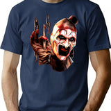 Terrifier (70) T-Shirt for Men & Women, T-Shirts Graphic Tee - Navy