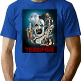 Terrifier (72) T-Shirt for Men & Women, T-Shirts Graphic Tee - Blue