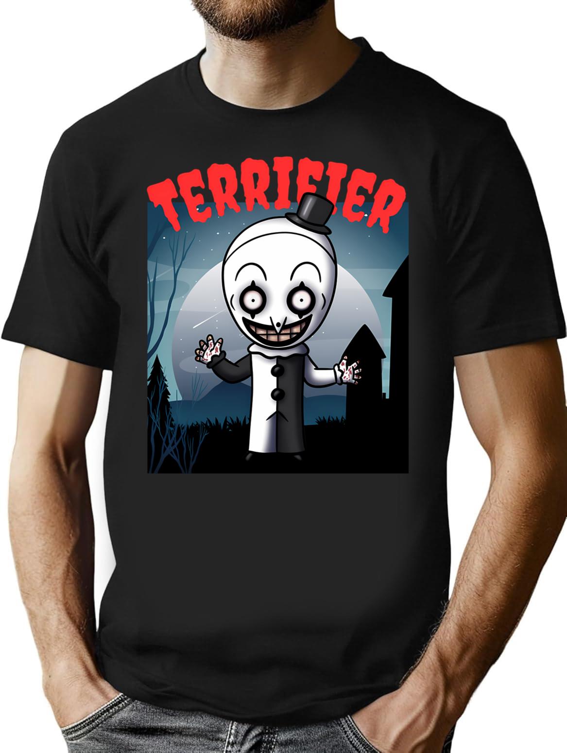 Terrifier (74) T-Shirt for Men & Women, T-Shirts Graphic Tee - Black