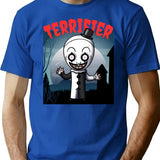 Terrifier (74) T-Shirt for Men & Women, T-Shirts Graphic Tee - Blue