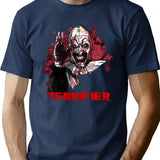 Terrifier (75) T-Shirt for Men & Women, T-Shirts Graphic Tee - Navy
