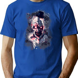 Terrifier (80) T-Shirt for Men & Women, T-Shirts Graphic Tee - Blue
