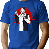 Terrifier (82) T-Shirt for Men & Women, T-Shirts Graphic Tee - Blue