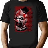Terrifier (83) T-Shirt for Men & Women, T-Shirts Graphic Tee - Black