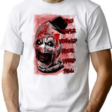 Terrifier (83) T-Shirt for Men & Women, T-Shirts Graphic Tee - White
