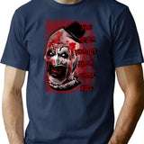 Terrifier (83) T-Shirt for Men & Women, T-Shirts Graphic Tee - Navy
