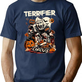 Terrifier (9) T-Shirt for Men & Women, T-Shirts Graphic Tee - Navy