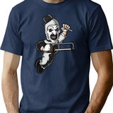 Terrifier art T-Shirt for Men & Women, T-Shirts Graphic Tee - Navy