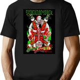 Terrifiers Santa Clown T-Shirt for Men & Women, T-Shirts Graphic Tee - Black