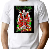 Terrifiers Santa Clown T-Shirt for Men & Women, T-Shirts Graphic Tee - White