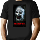 Terrifying Art And Clown T-Shirt for Men & Women, T-Shirts Graphic Tee - Black
