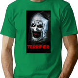 Terrifying Art And Clown T-Shirt for Men & Women, T-Shirts Graphic Tee - Green