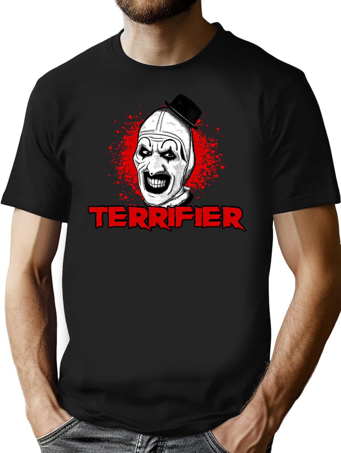 Terrifying Blood T-Shirt for Men & Women, T-Shirts Graphic Tee - Black