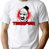 Terrifying Blood T-Shirt for Men & Women, T-Shirts Graphic Tee - White
