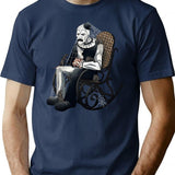 Terrifying Deep Thinking T-Shirt for Men & Women, T-Shirts Graphic Tee - Navy