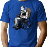 Terrifying Deep Thinking T-Shirt for Men & Women, T-Shirts Graphic Tee - Blue
